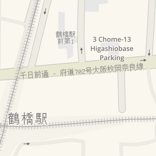 Driving Directions To 鶴橋駅 大阪市生野区 Waze