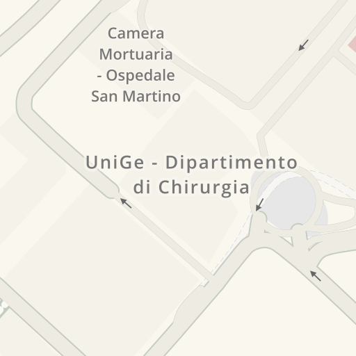 Mappa Ospedale San Martino Genova sanuwest