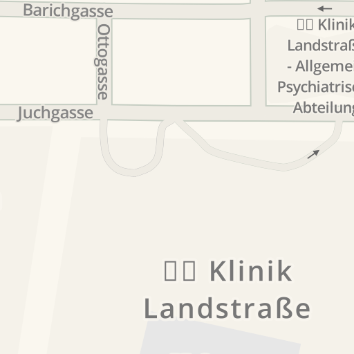 åŽ» Klinik Landstrasse Interne Notaufnahme Erstversorgung Juchgasse 25 Wiençš„é©¾é©¶è·¯çº¿ Waze